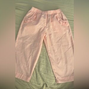 Precious gingham pink pants!